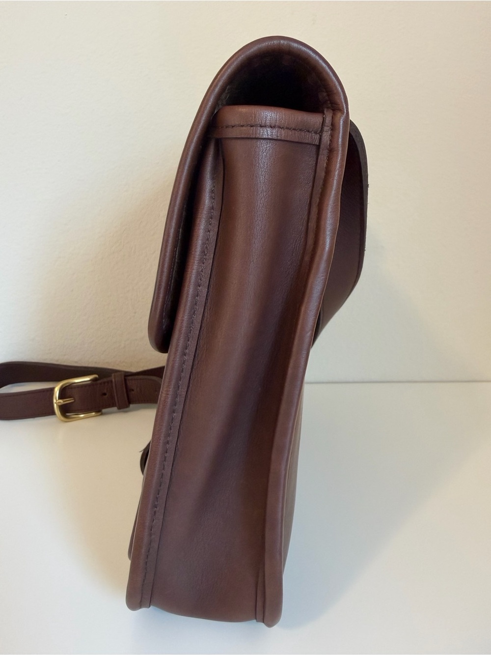 Vintage Coach Large Sidepack 9979 Mahogany - Picture 2 of 16